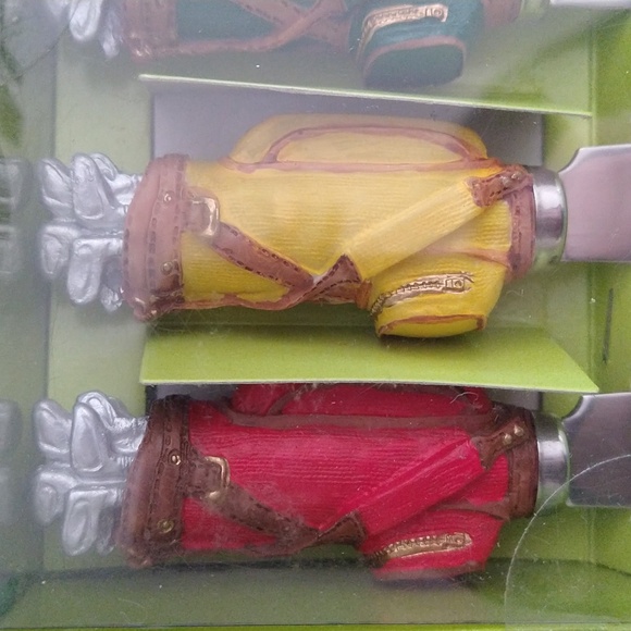 Set of 4 Spreaders, Golf bag design - Picture 3 of 4